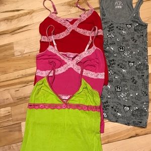 PINK VS Sleep Tanks-XS